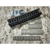 実物 米軍官給品 daniel defense Mk18 RIS2 9.5インチ ハンドガードセット FDE  2011年