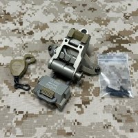 実物 wilcox L2G05B 3-HOLE  NVG mount FDE (初期ライトタン)　ランヤード付き