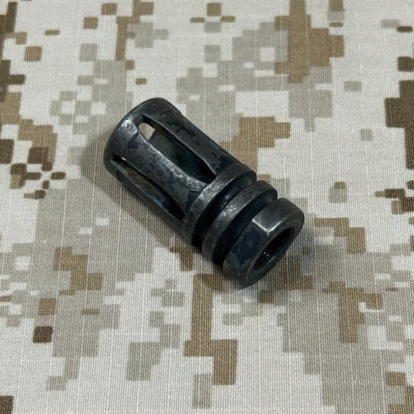 画像1: 沖縄放出品 実物 M16 バードゲージ フラッシュハイダー USED (1)