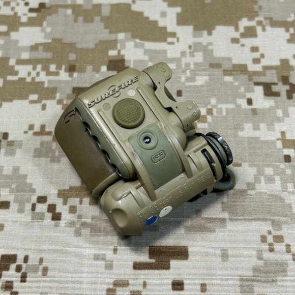 画像1: 旧型モデル  実物 surefire HL1-A-TN ヘルメットライト 青×白 LED + IFF 　USED (1)